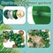 152Pcs Jungle Safari Balloon Garland Arch Kit, Gold Dark Green Animal Balloons Artificial Tropical Palm Leaves Baby Shower Decorations Boy Girl Wild One Birthday Party Supplies